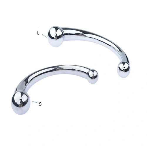Double Stainless Elegant Steel Ended 5858 Anal Hook 0119